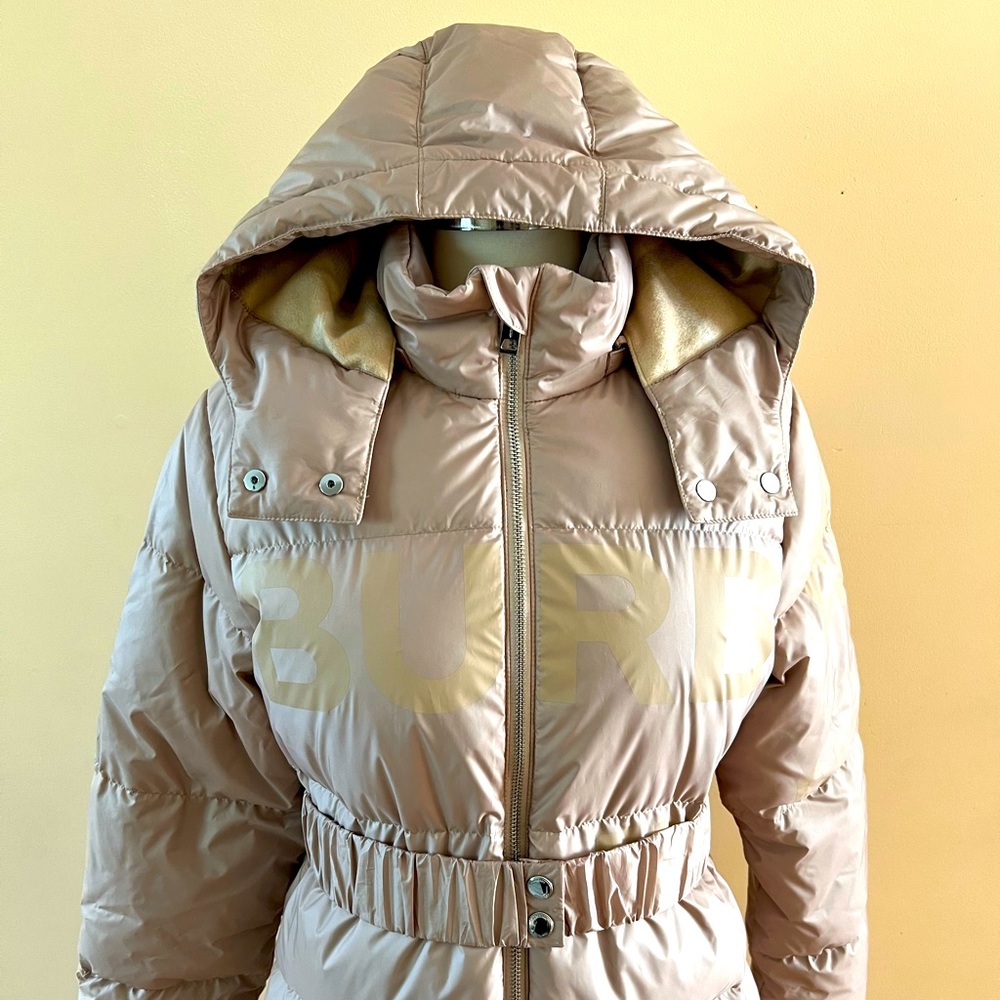Burberry Kids Horseferry Print Puffer Coat